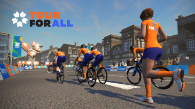 How fast is Fabian? Zwift Chasing Cancellara will find out + Tour For All Fundraising success