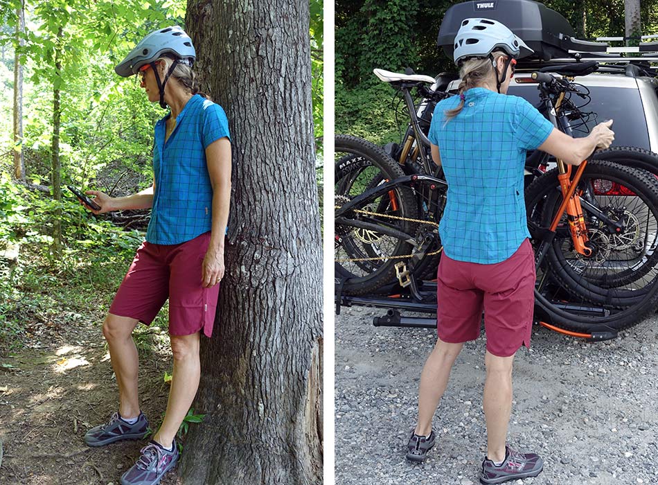 club ride womens savvy mountain bike short and belle vista mtb jersey review