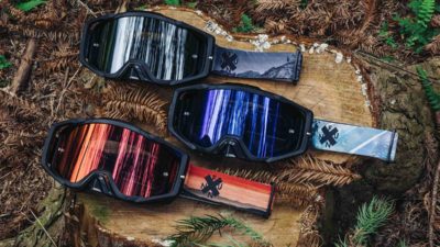 FUNN Soljam MTB Goggles hit the trails in three sick strap designs w/anti-fog lens