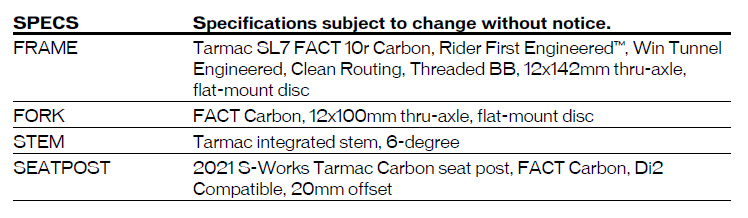 SL7 Framesets specs