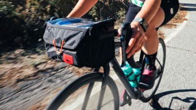 Swift Paloma bar bag packs modern rackless randonneur storage w/ quick release KlickFix mounting