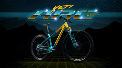 Yeti celebrates 35th Anniversary with Limited Edition ARC trail hardtail with custom parts
