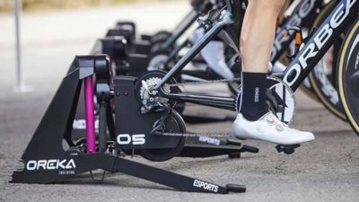 Train anywhere with the new Oreka O5 Smart Trainer self-powered by you, 100% wireless