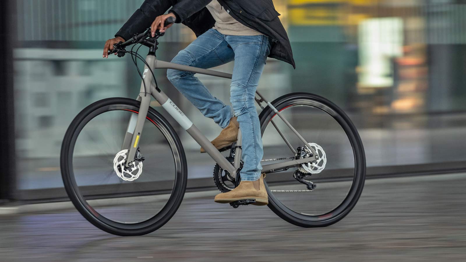 2021 Cube SL Road bike is an affordable, versatile alloy flat bar all-road & gravel bike, city riding