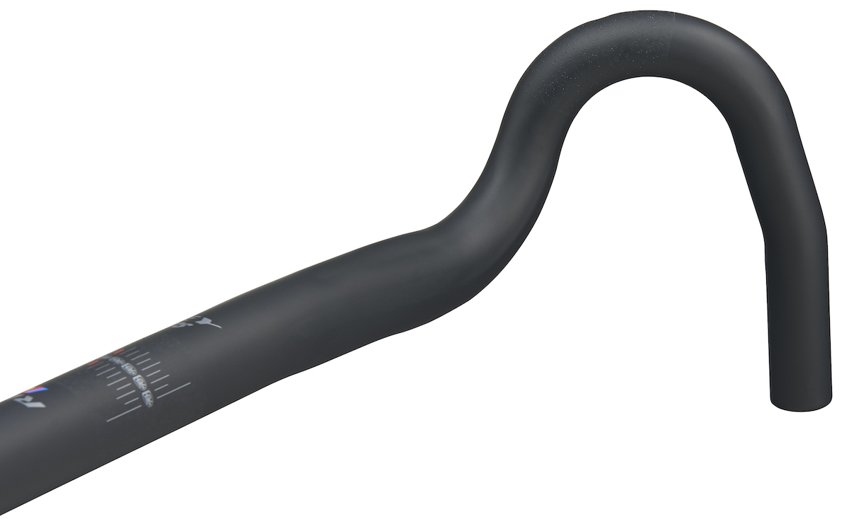 Ritchey's Beacon handlebars shallow sweep make them more stable and ultimately safer
