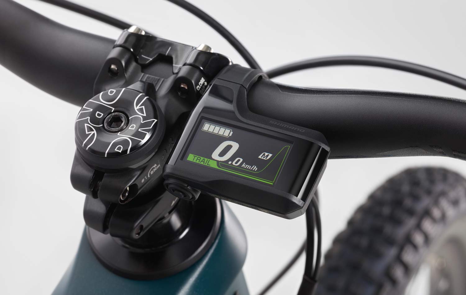 Shimano EP8 e-MTB system, lighter stronger upgraded e-bike eMTB powertrain system, new display