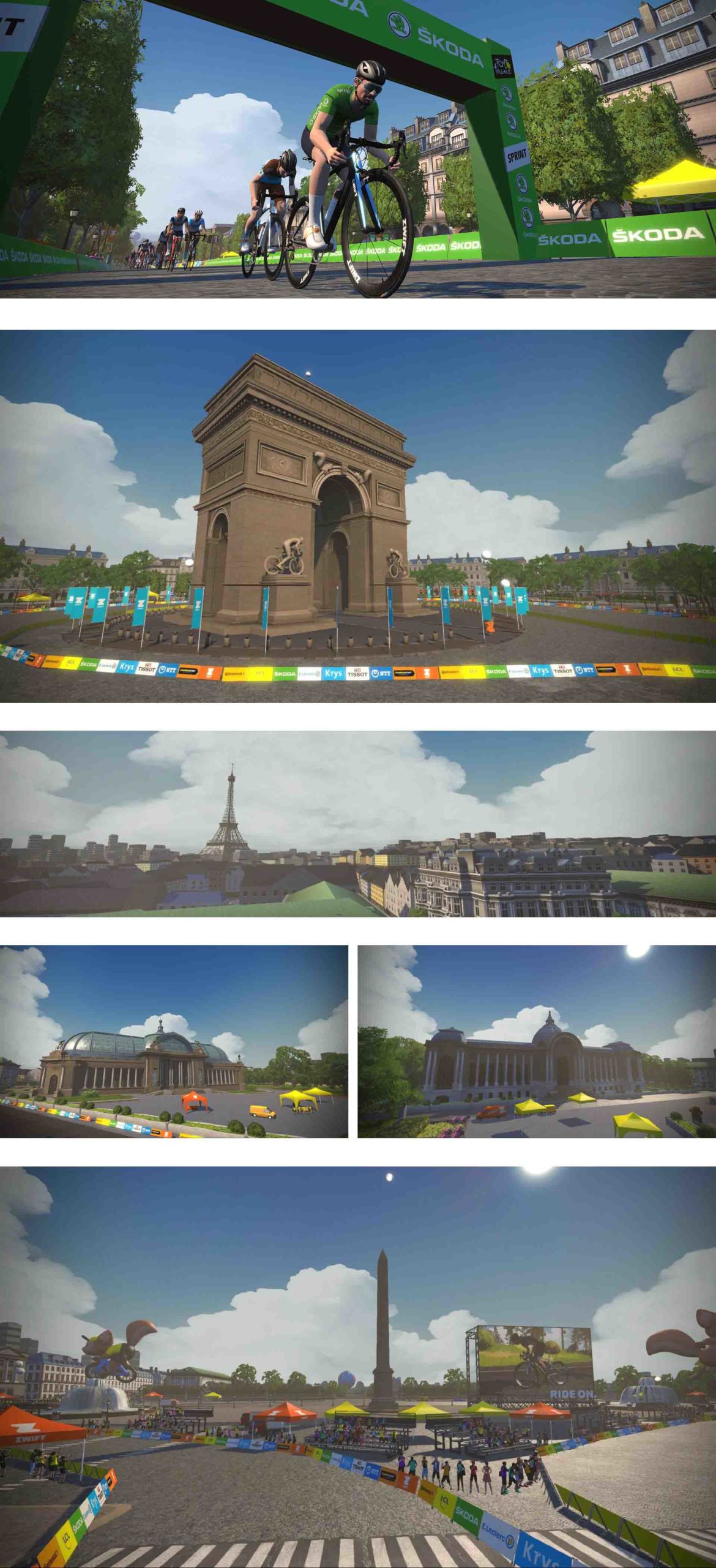  Paris and France with new Zwift maps paris sprint