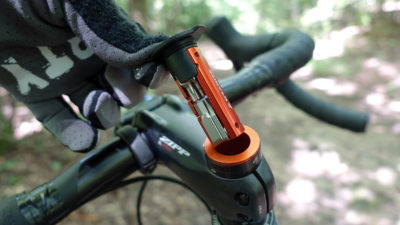 Granite Stash RCX hides a mini-tool in your road & gravel bike’s carbon steerer tube