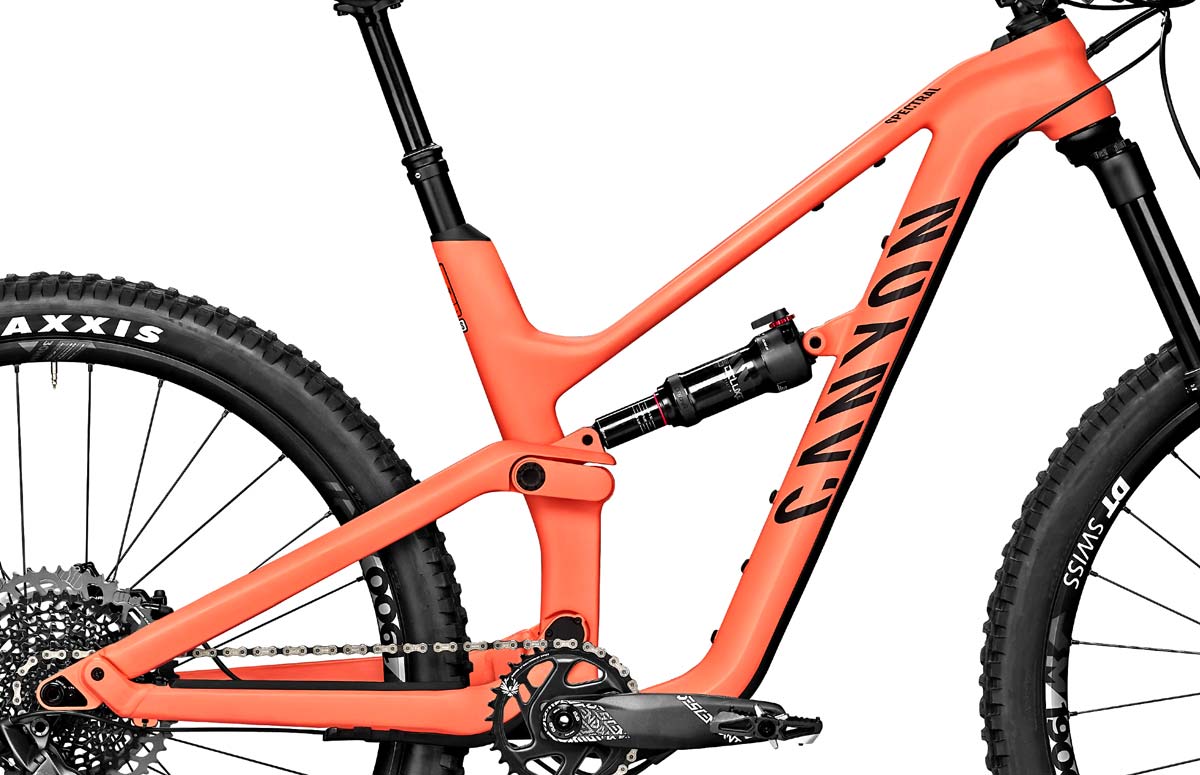 2021 Canyon Spectral trail bike, 27.5" 150mm all-mountain bike in carbon or alloy, Soft Coral