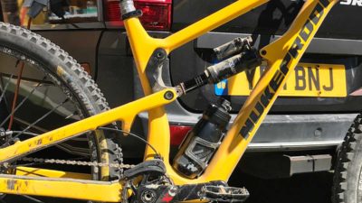 Spy Shot: New Nukeproof Enduro Bike raced by Team CRC at EWS Zermatt
