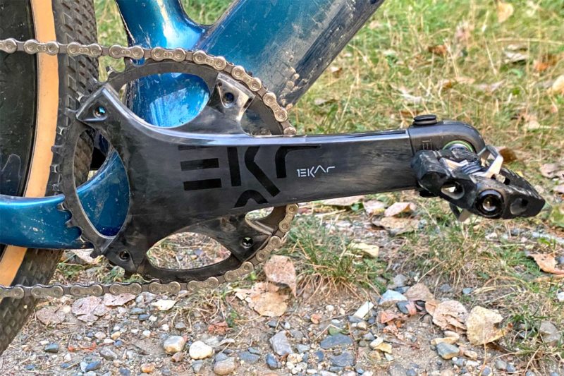 Campagnolo Campy Ekar 1x13 gravel bike component breakdown, crankset