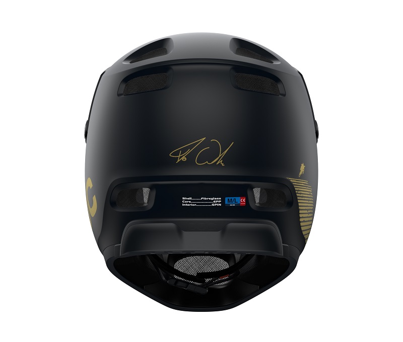 POC Fabio Edition, Coron Air SPIN full-face helmet, back