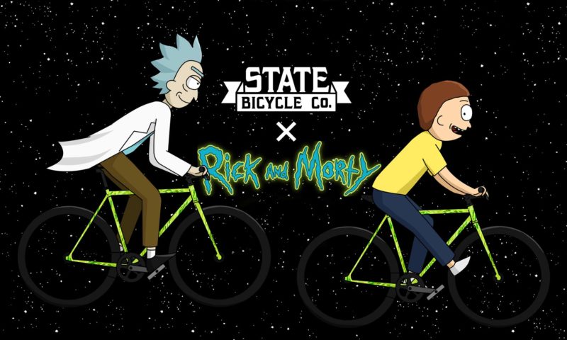 rick and morty bike wrap