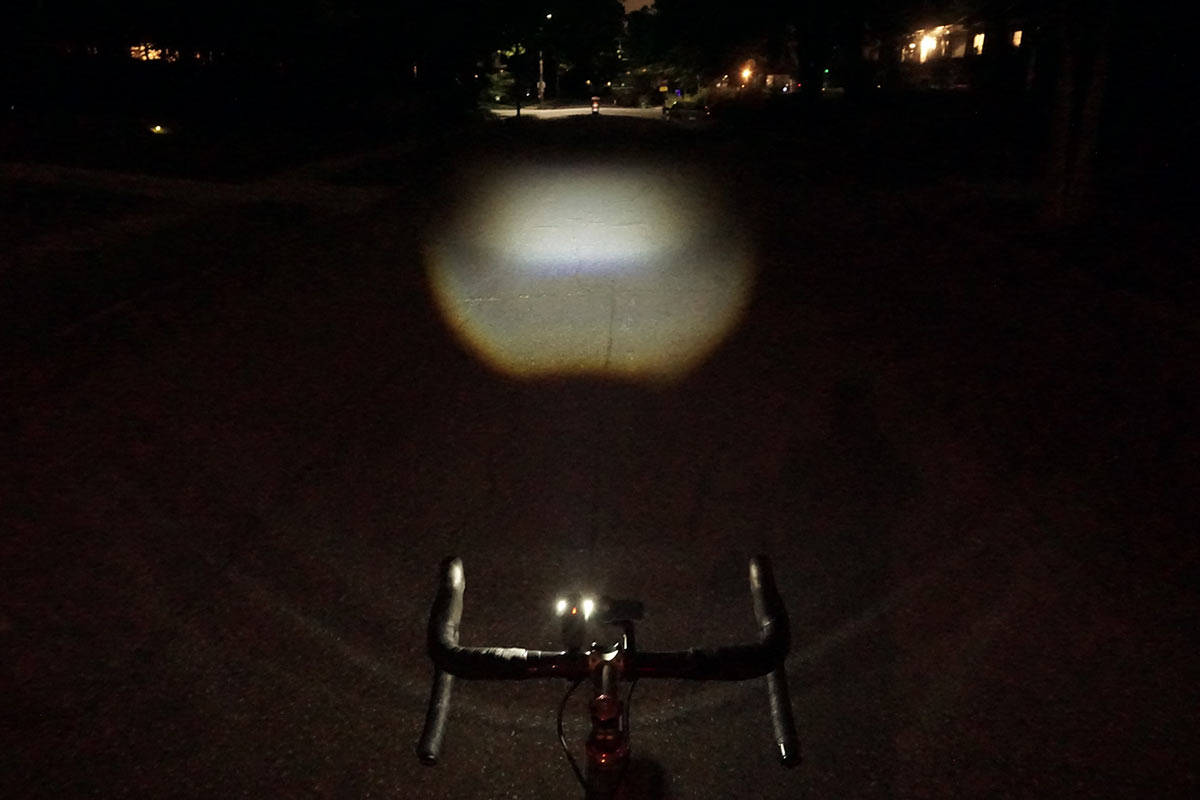 kryptonite incite X3 bicycle headlight review and beam pattern