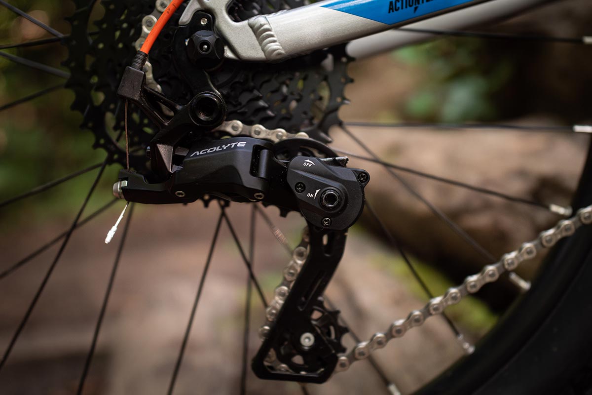 new microshift acolyte 8 speed derailleur group