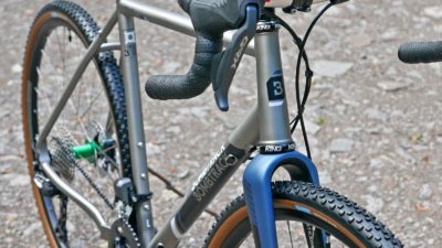 2021 Bombtrack Hook EXT Ti gravel bike extends your adventure in timeless titanium