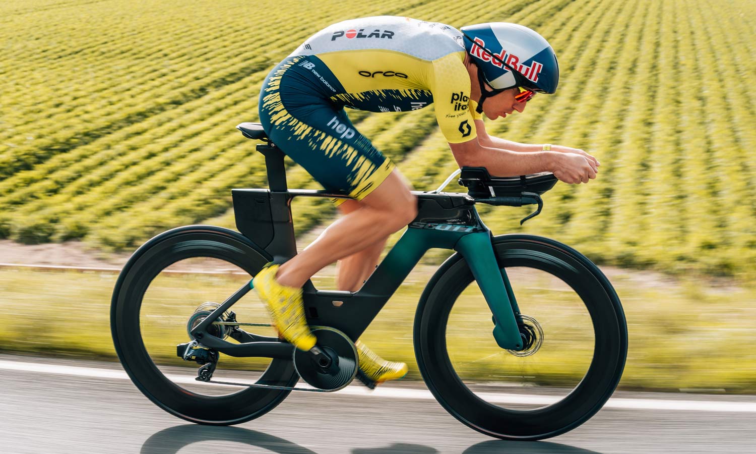 2021 Scott Plasma 6 integrated aero carbon triathlon bike, Sebastian Kienle