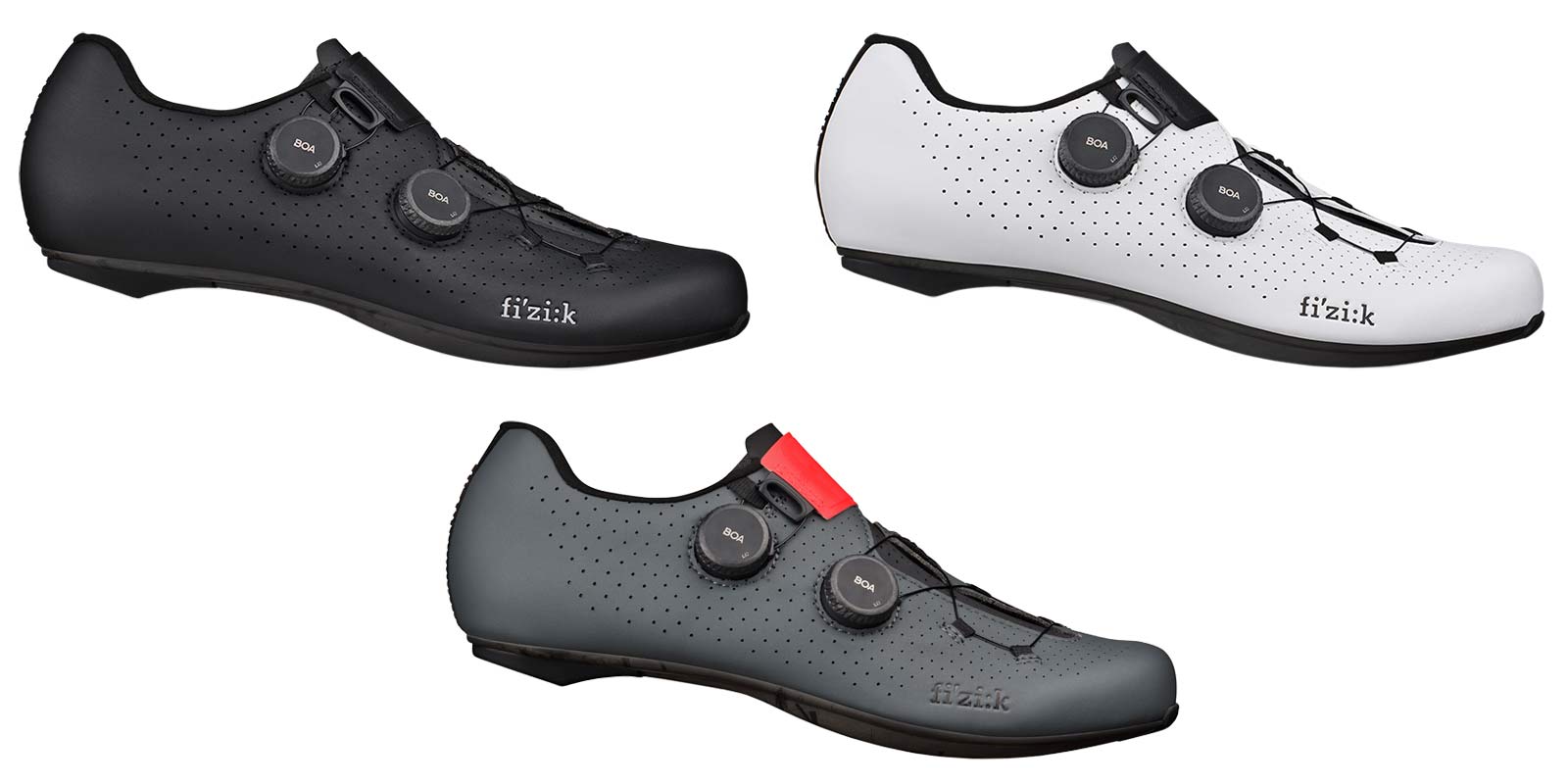 Fizik Vento Infinito Carbon 2 road shoes, lightweight breathable stiff, microtex or knit road racing shoes, colors