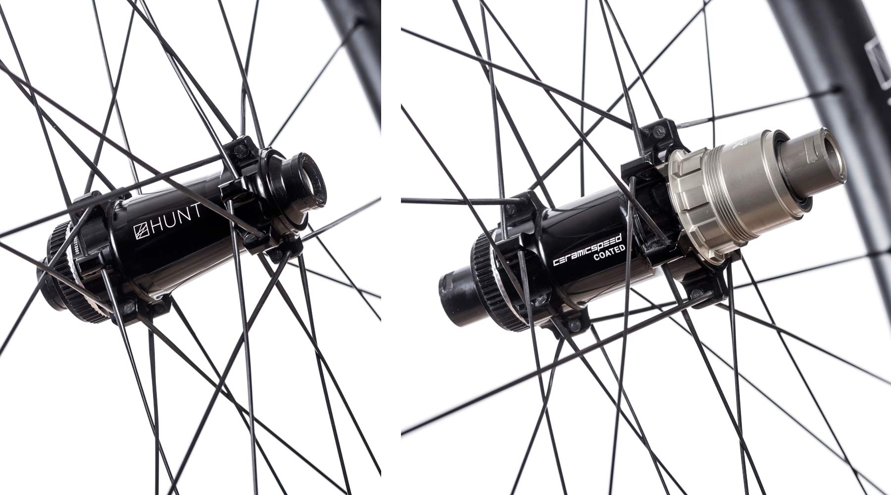 Hunt 42 Limitless Gravel Disc aero gravel wheels, faster more stable aerodynamicist carbon gravel bike wheels, hubs