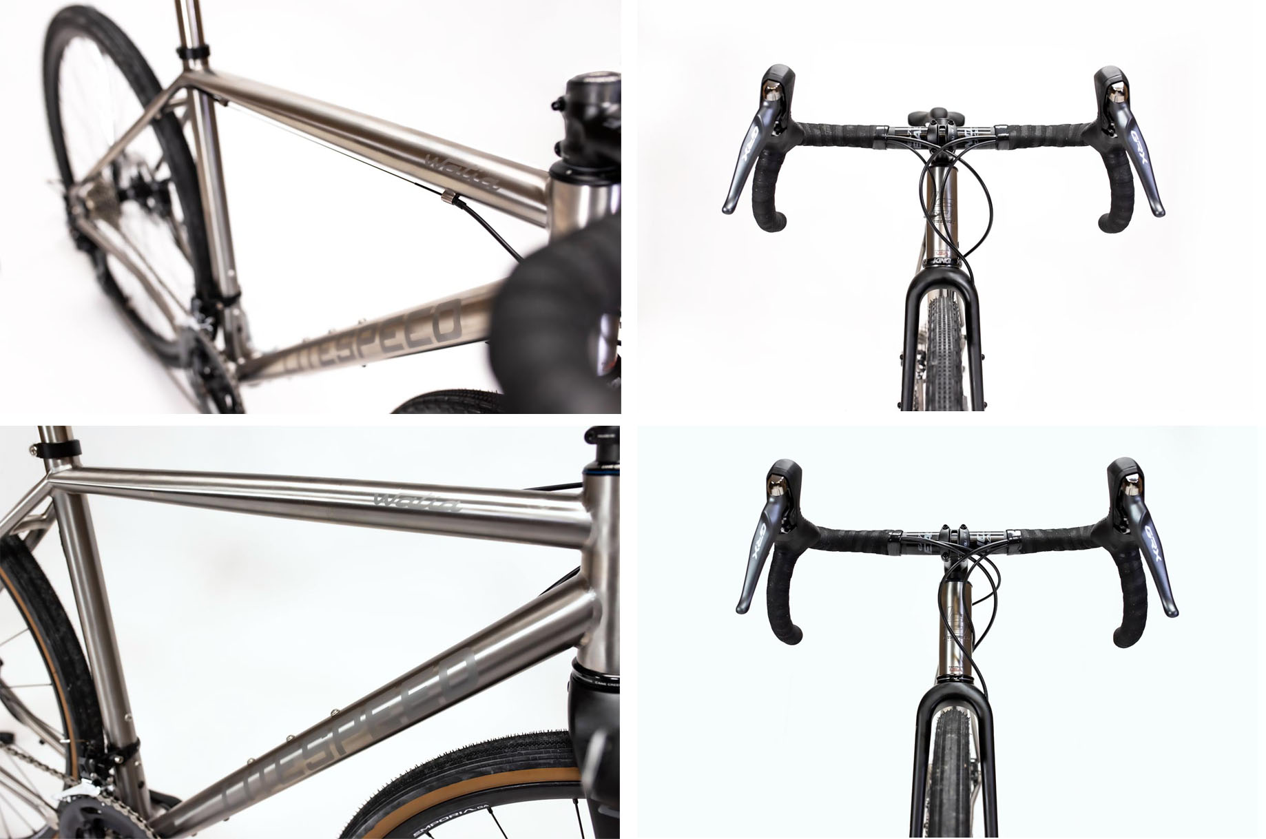  Litespeed Watia titanium gravel bike internal vs external routing