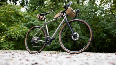 New Litespeed Watia titanium gravel bike offers wide tires, choice of cable routing & BB