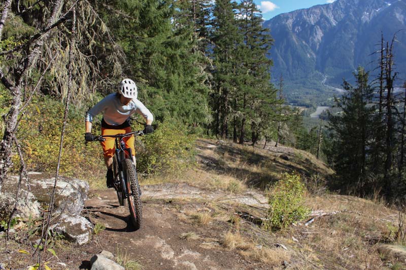 Rocky Mountain Bikes 2021 Altitude Carbon 70 29, Steve Fisher climbing Nimby