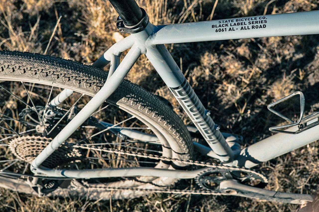 State 6061 Black Label All-Road affordable alloy gravel bike, frame detail