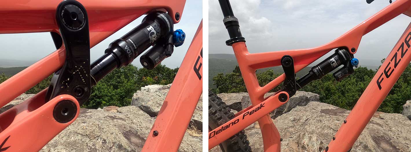 fezzari delano peak frame features and tech details with full ride review