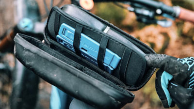Fidlock Toolbox offers a magnetic quick-connect storage option for bike tools, phone & more