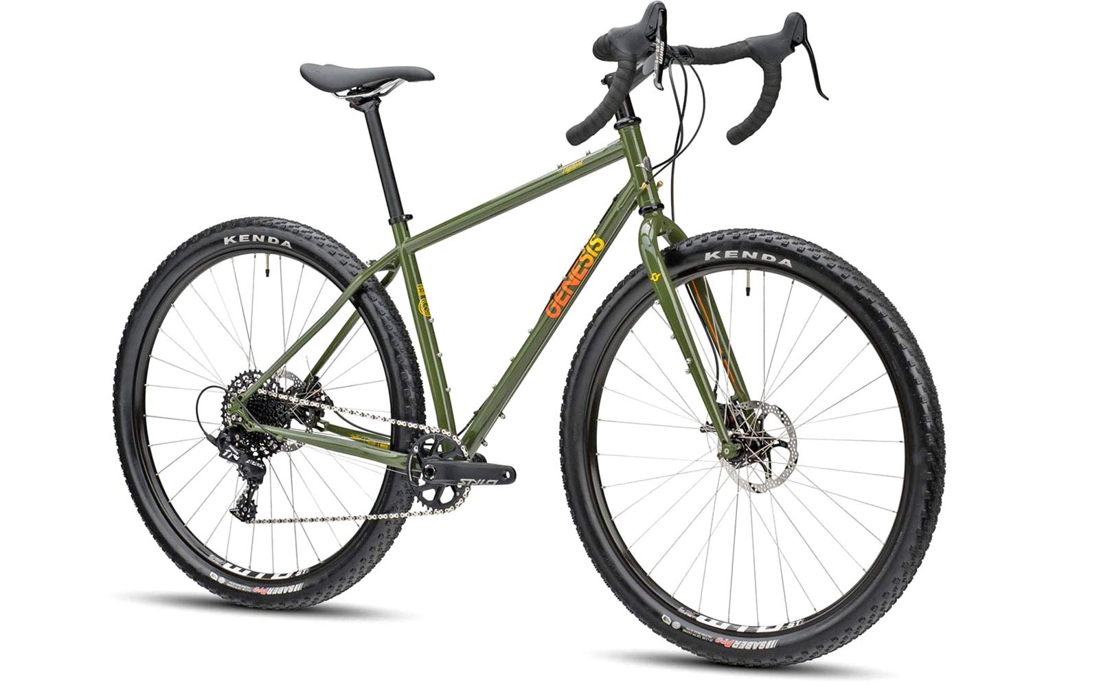 2021 Genesis Vagabond steel monstercross bike, Reynolds 725 steel adventure bikepacking gravel mountain bike, 