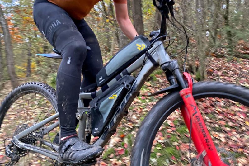 Apidura Backcountry bikepacking bags, updated lightweight waterproof off-road MTB adventure bike packs, trail riding