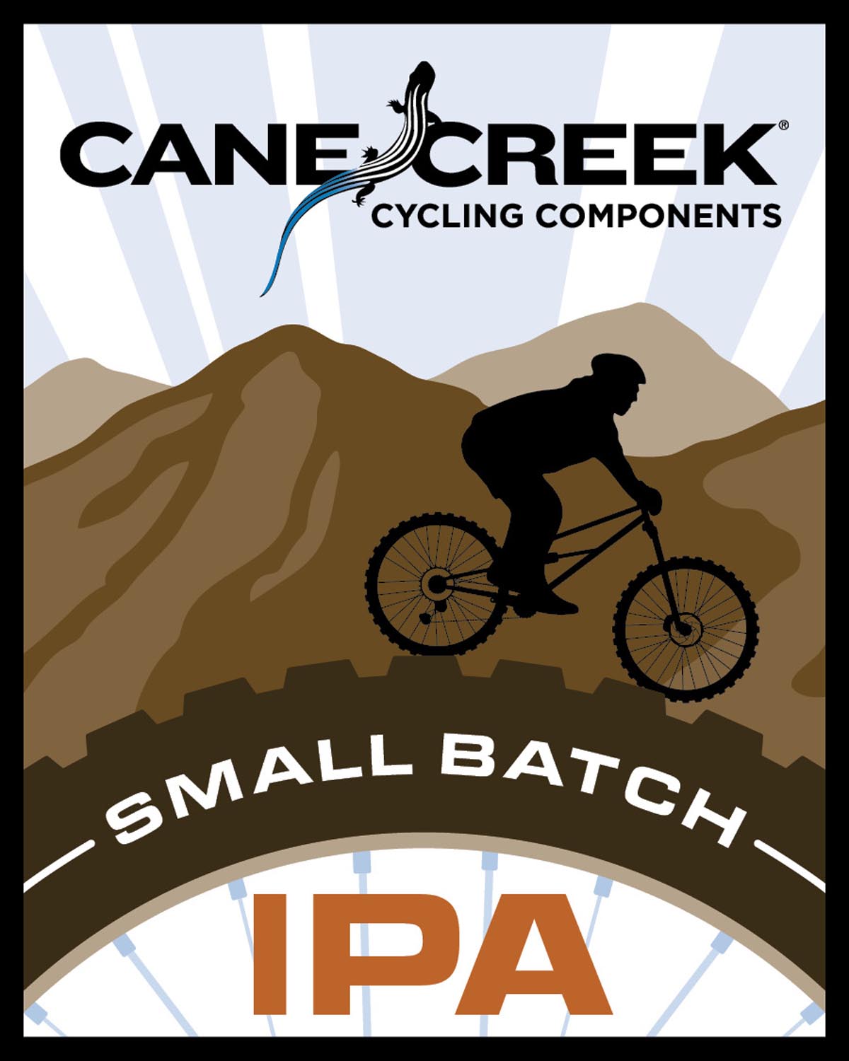 Cane Creek Small Batch IPA limited edition color poster