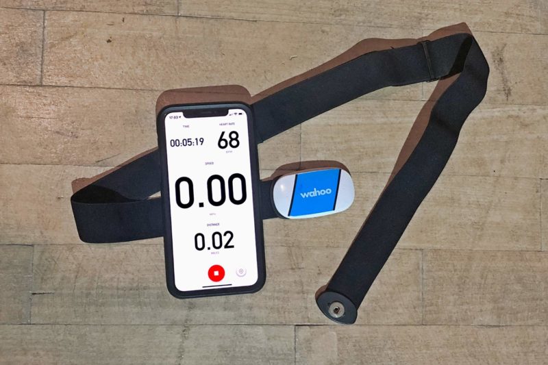 Strava mobile app Bluetooth heart rate tracking returns, iPhone paired to Wahoo Tickr