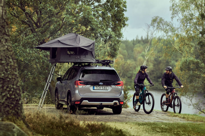 Thule Tepui Foothill rooftop tent halves the footprint with a slim 2 ...