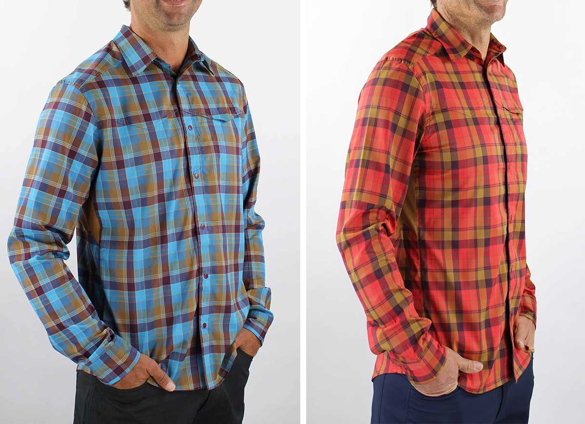 club ride apparel mens flannel shirt go long mountain biking casual apparel