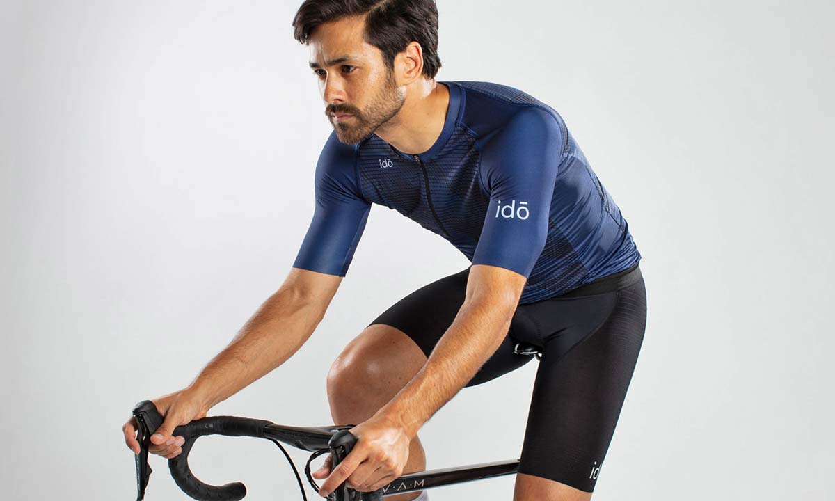 ido indoor cycling clothing, idō lightweight breathable indoor training virtual racing kit for men & women, on the trainer