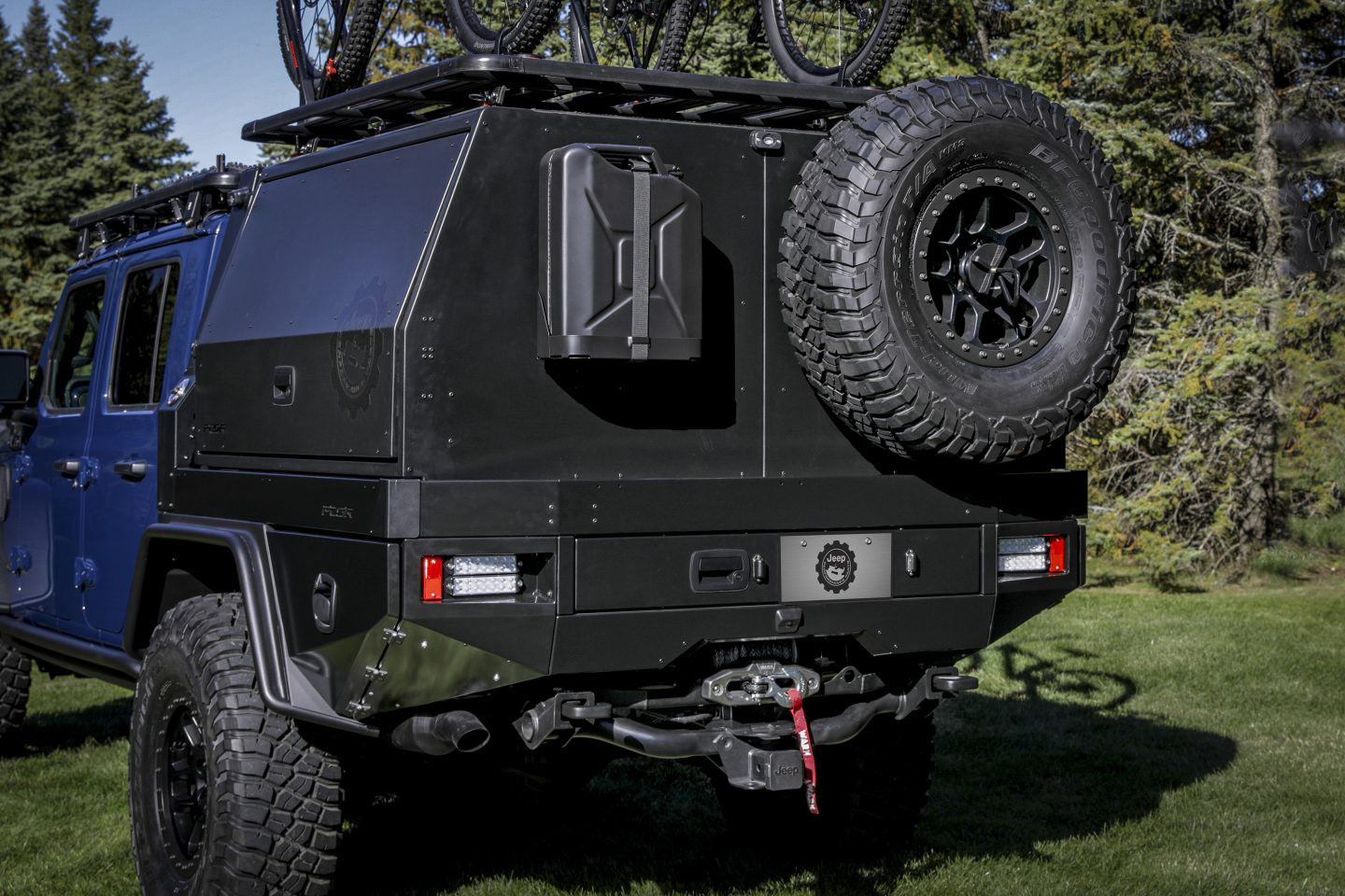 jeep gladiator concept vehicle from mopar truck bed storage box