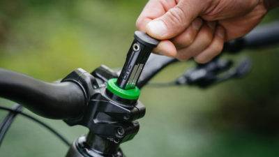 OneUp EDC Lite drops 9-function, 75g multitool into your steerer tube