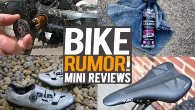 Mini Reviews: Shimano RX8 Gravel Shoes // All-In-Multitool // Velo Senso Wilson // Muc-Off Cleaner