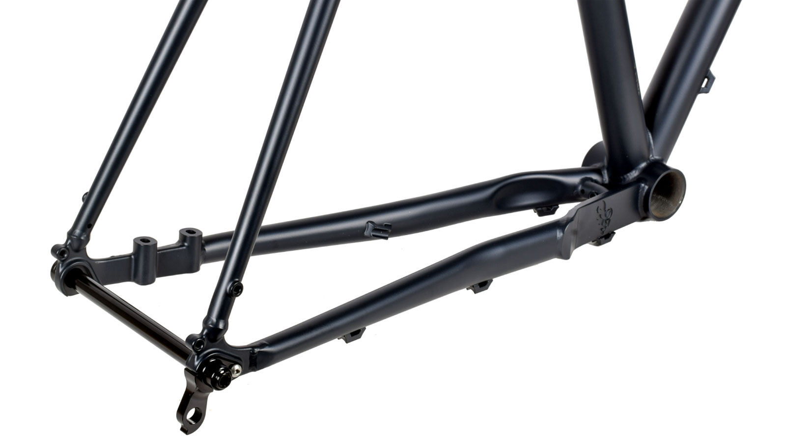 Nordest Albarda 2 steel gravel bike, affordable 4130 chromoly adventure gravel bike, chainstay detail