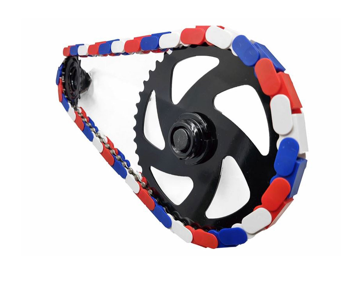 Blue best sale bike chain