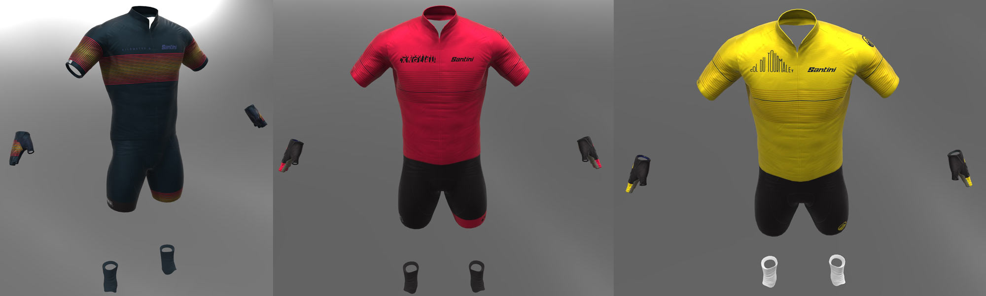 in game avatar jerseys from Rouvy La Vuelta challenge