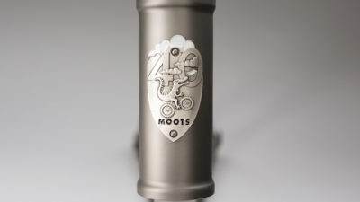 Moots 40th Anniversary head badge to adorn every titanium bike built in 2021