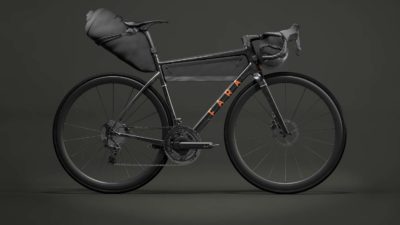 Fara F/AR integrates all-road gravel bike with quick release, strapless bikepacking bags