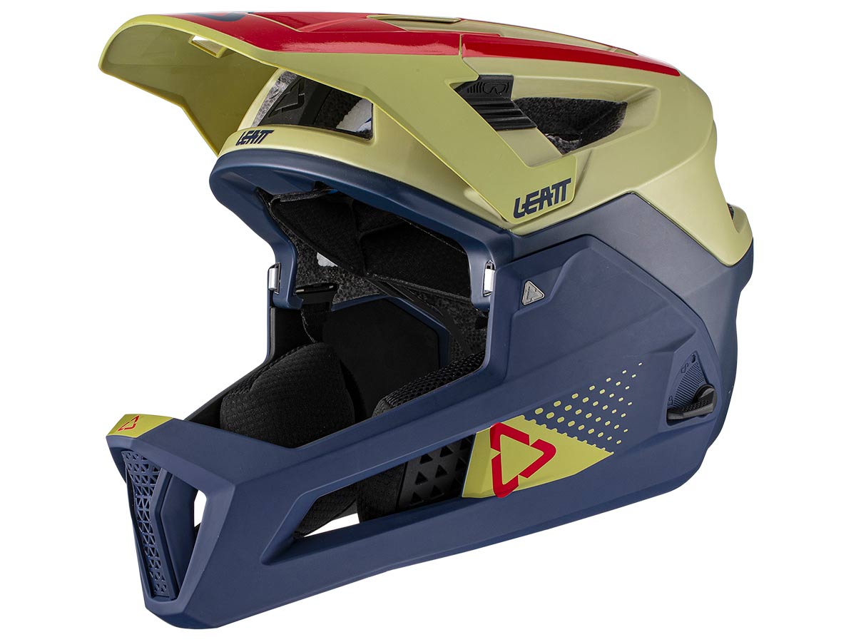 Leatt 4.0 Enduro Helmet with removable chinbar delivers DH certified protection Bikerumor