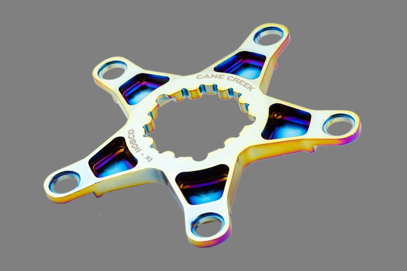 Cane Creek Limited edition Oil Slick chainring spider for eewings cranks