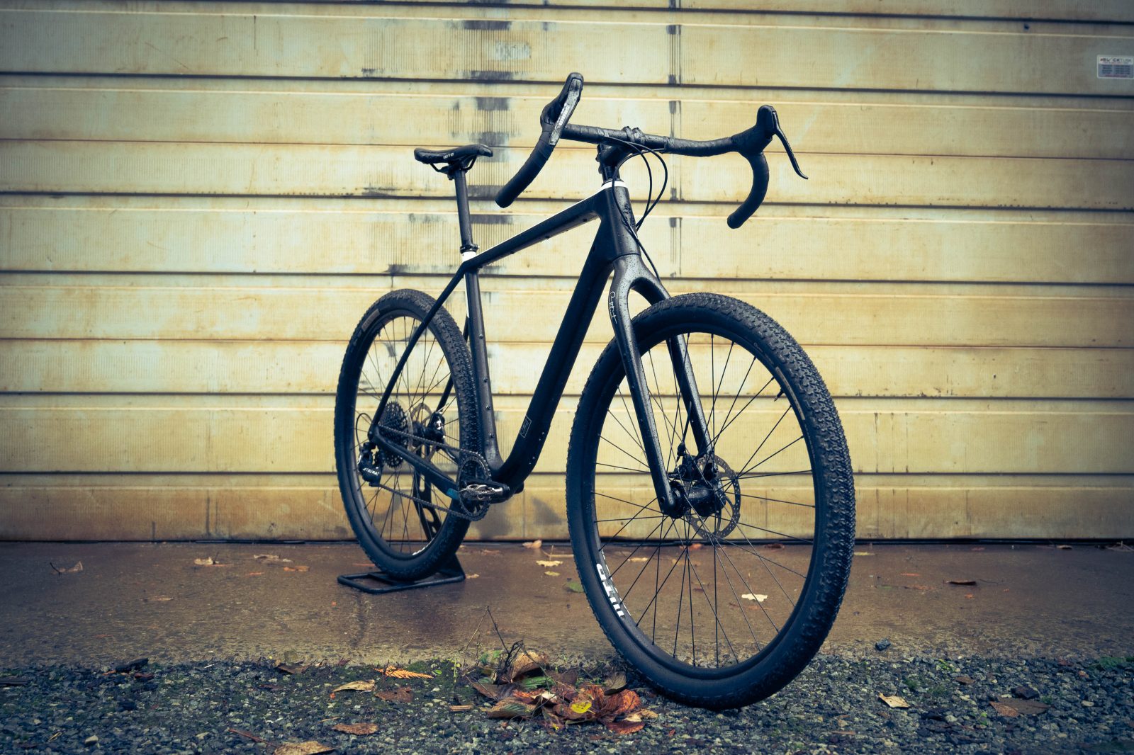 RideWrap gravel bike frame protection kit on Salsa