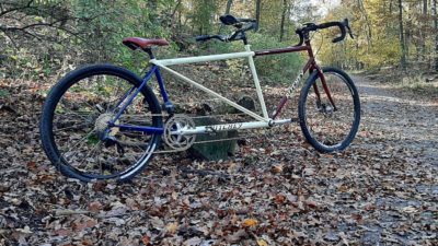 Ritchey Outback TandM steel Break-Away travel tandem gravel bike, plus 2 new stems