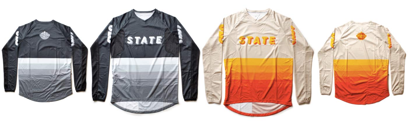 State All-Road long-sleeve jersey, sustainable, recycled relaxed fit gravel jerseys