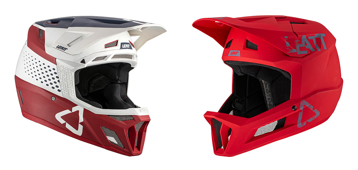 leatt gravity 1.0 leatt gravity 8.0 chilli colorway full face downhill mountain bike helmets